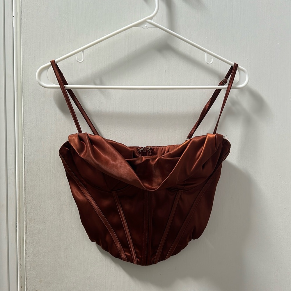 Satin Corset Top